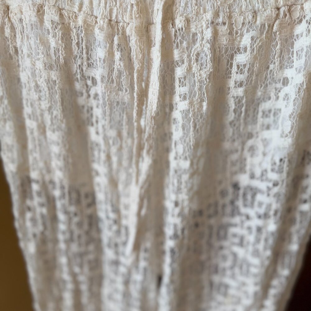 NWOT! Artisan de Luxe Cream Lace Pull-On Pants – Size Small - Picture 3 of 5